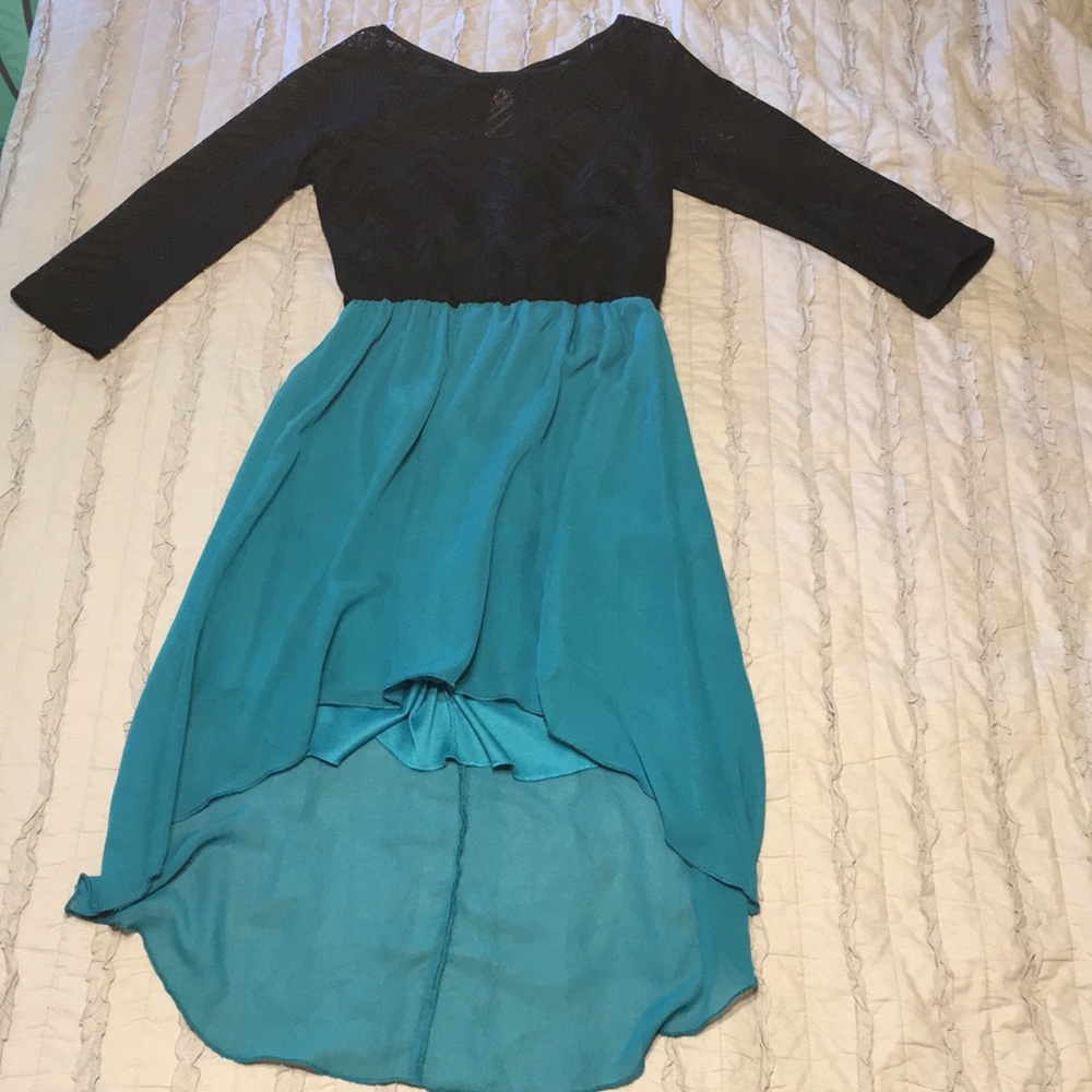 high-low dress